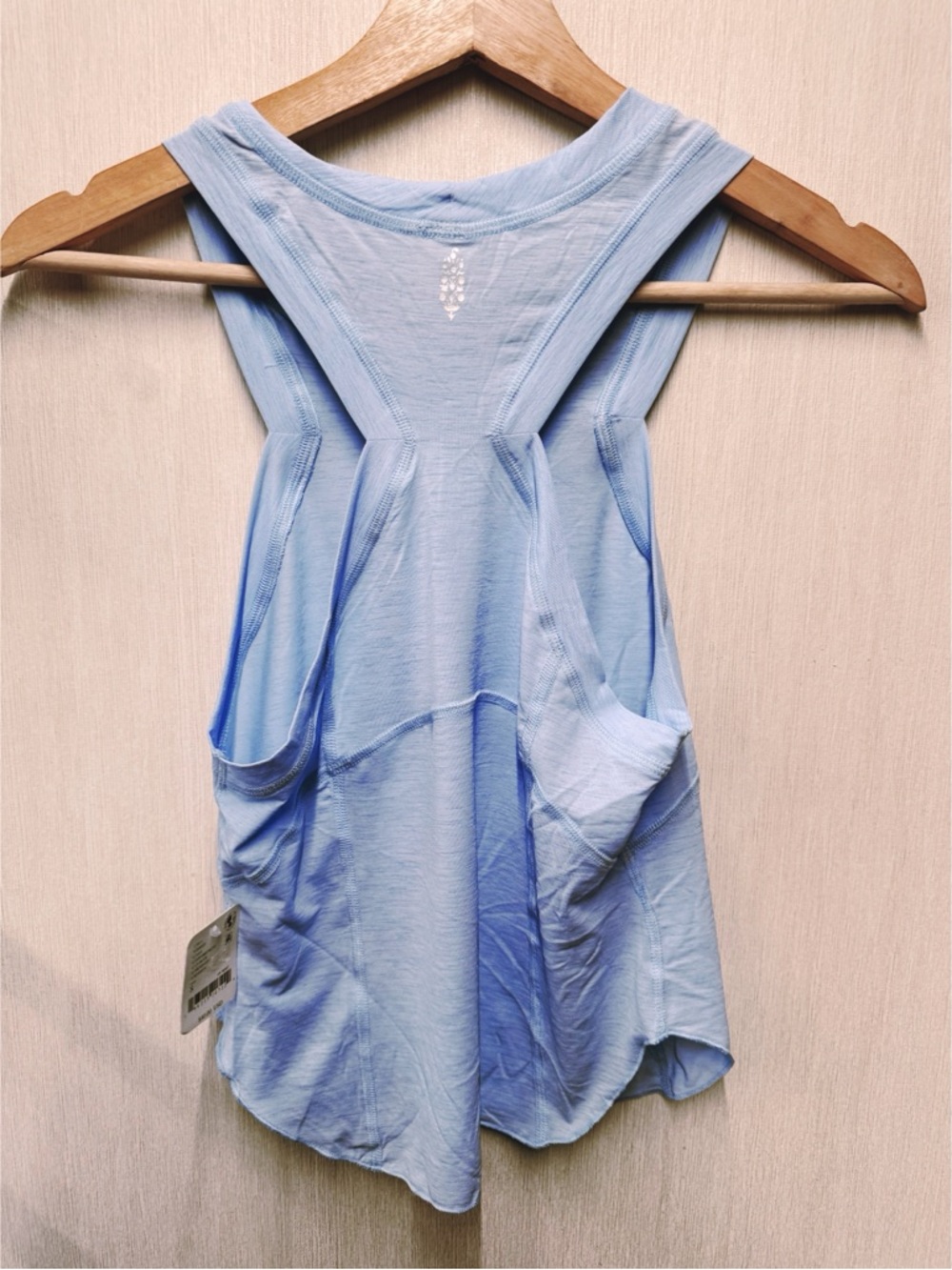 Free People Movement Silver Lining Tempo Tank in Oxford Blue, Size Small - Picture 5 of 9